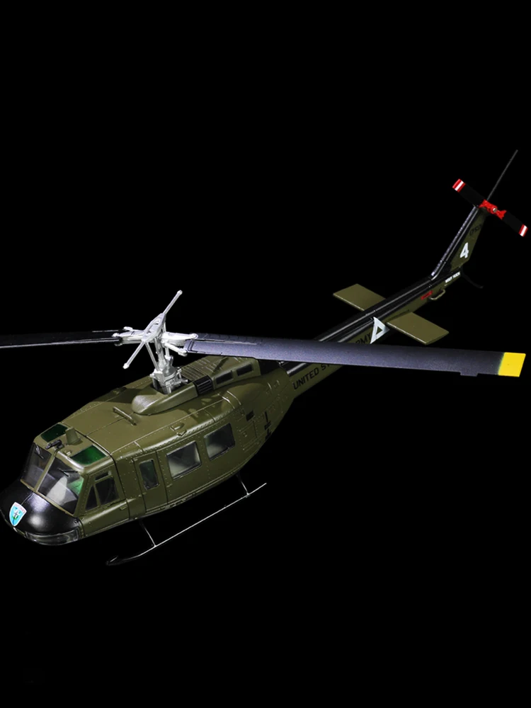 1/48 United States Army Bell UH-1H Huey General Purpose Helicopter Iroquois Aircraft Model Adult Fans Collectible Gift Souvenir