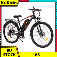 KuKirin V3 Electric Bike 27.5 inch Pneumatic Tire 350W Motor E-bike 40km/h Max Speed 36V 15Ah Battery 90km Range Dual Disc Brake