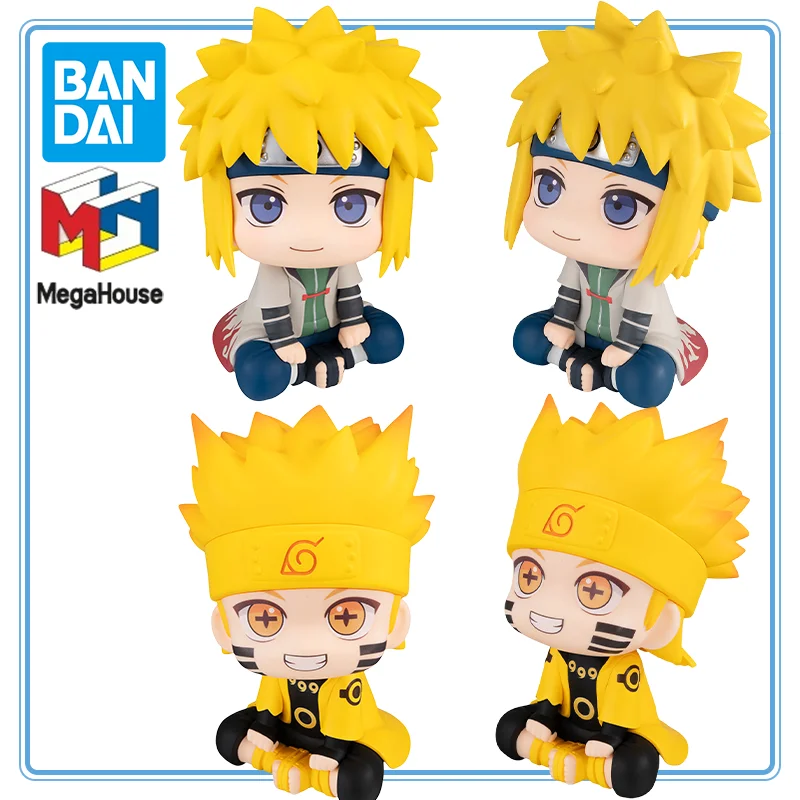 

BANDAI MegaHouse Original Naruto Shippuuden Namikaze Minato Uzumaki Naruto Look Up Rikudou Sennin Mode Ver. Gifts Toys Model