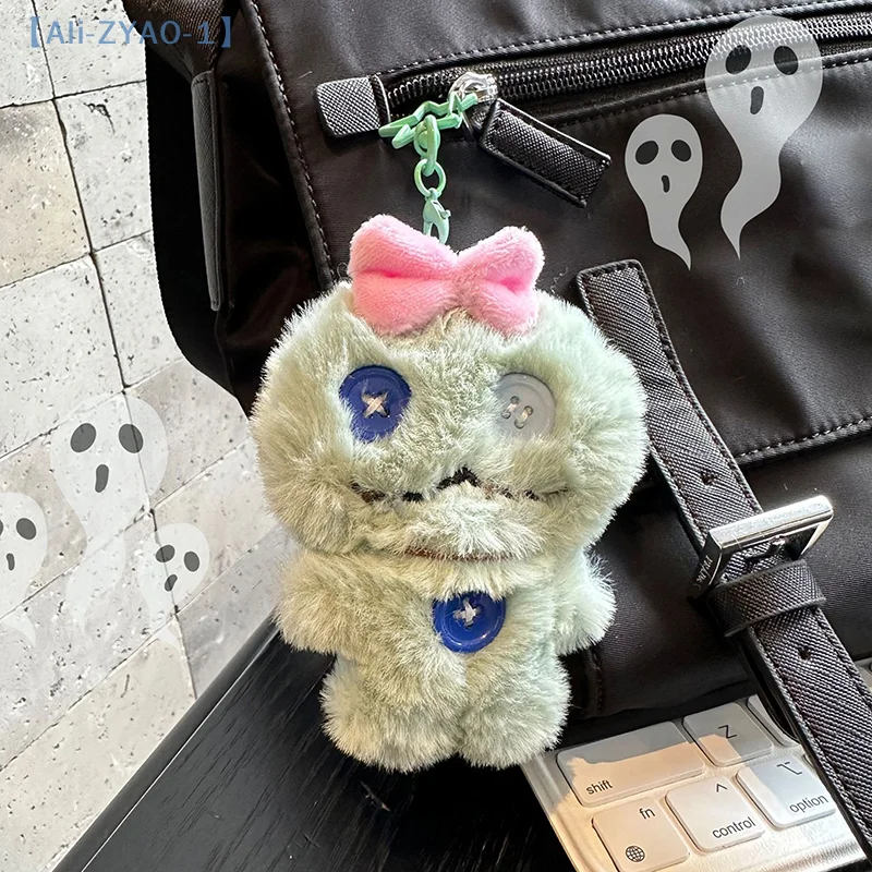 【ZYAO-1】 mignon en peluche dessin animé en peluche arc poupée pendentif doux et mignon fille sac à dos décoration pendentif poupée étudiant cadeau