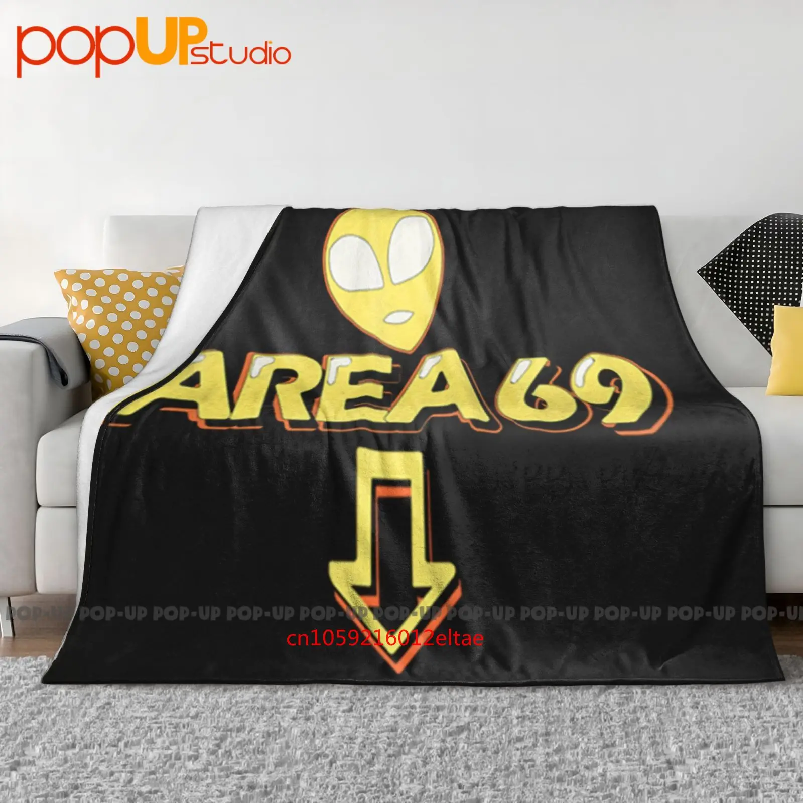Area 69 Funny Meme Futuristic Style Ultra-Soft Blanket Quilt Winter Sofa Cover Bed Covers