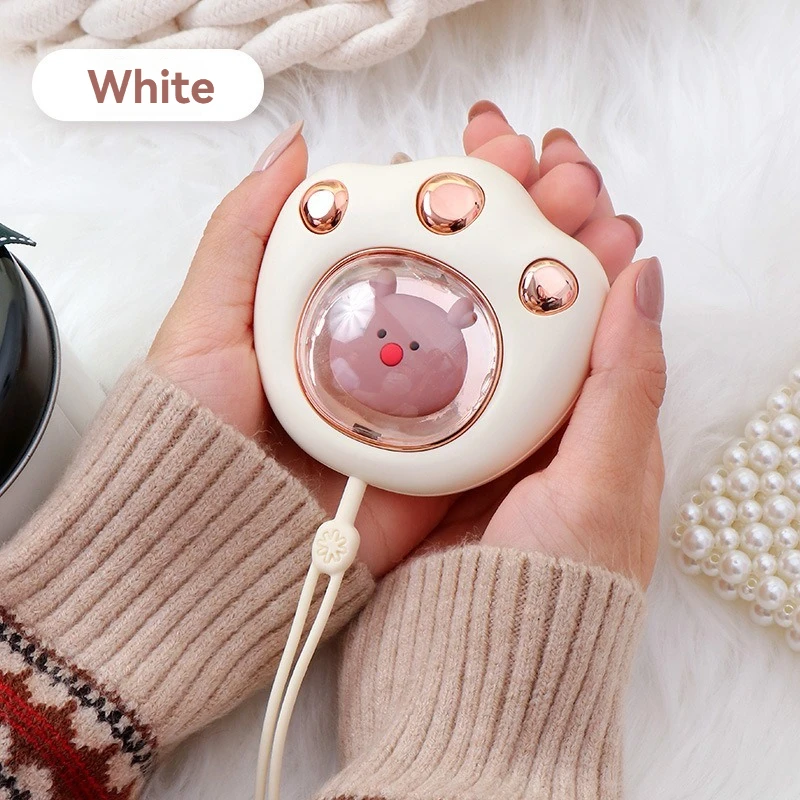 New Cute Cat Paw Hand Warmer  USB Rechargeable Portable Winter Keep Warm Gadget Pocket Mini  Heater Hand Warmer Halloween Gifts