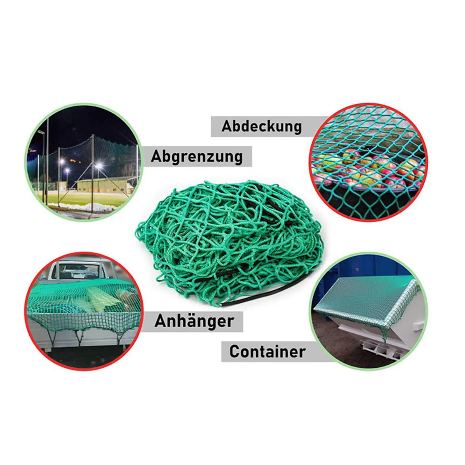 

Cargo Net Storage Net 8.2' x 11.5' Carabiners Stretchable Mesh Net Truck Bed Cargo Net for Trailer Boat RV Pickup Truck