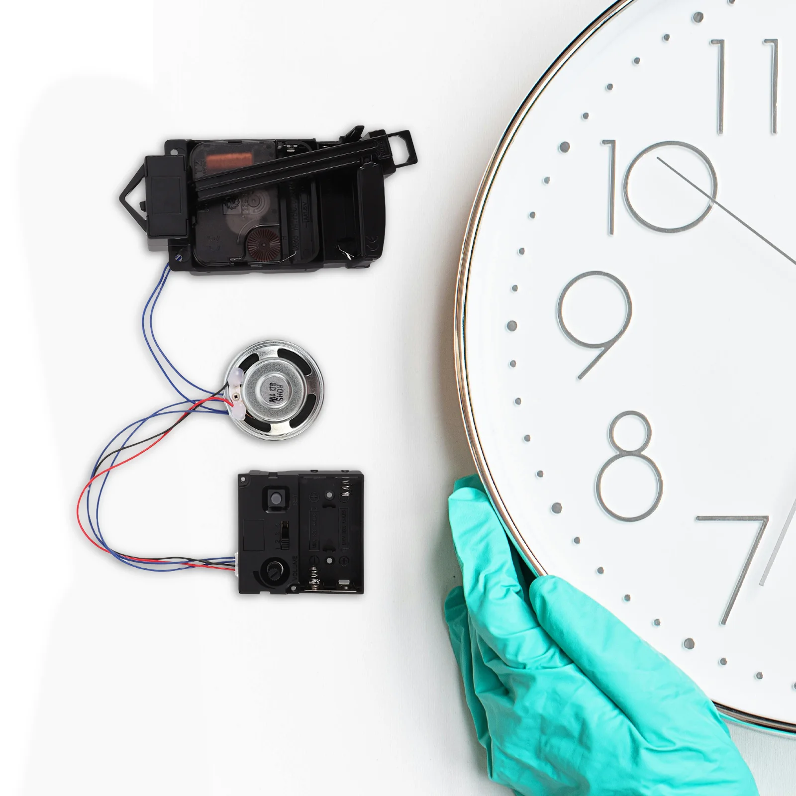 

1Set Pendulum Clock Movement Music Box Mechanism Silent Hourly Chime Smooth Movement Wall Clock Replacement Kit