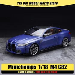 Minichamps Diecast model 1:18 2020  M4 coupe Alloy car model Car model Collection Gift of metal Send relatives and friends