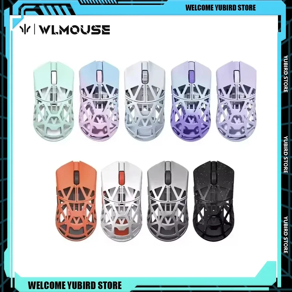 Wanling Lightweight Customize Gaming Air Mouse Wlmouse Beast X Dual-Mode Wireless Magnesium Alloy Mini Mice Gamer Accessories