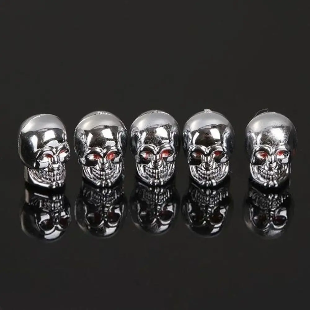 

Bicycle Valves Auto Car Wheel Tire Stem Cover Stem Caps Skull Valve Caps