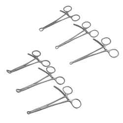 Orthopedic Mini Serrated Bone Holding Forceps 3mm 8mm straight curved reduction forceps Veterinary Instrument