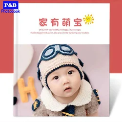 8 Inch Print Photos to Book DIY Memory Photobook 32 Pages Photo Albums for Couple Travel Baby Grow Up Birthday Gift Pet Photoboo