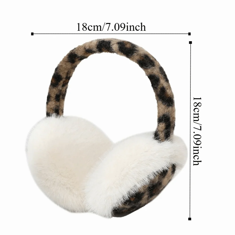 Fashion Foldable Plushes Earmuffs Thicken Windproof Cute Ear Cover Soft Adjustable Cold-proof Ear Mask Outdoors Activities