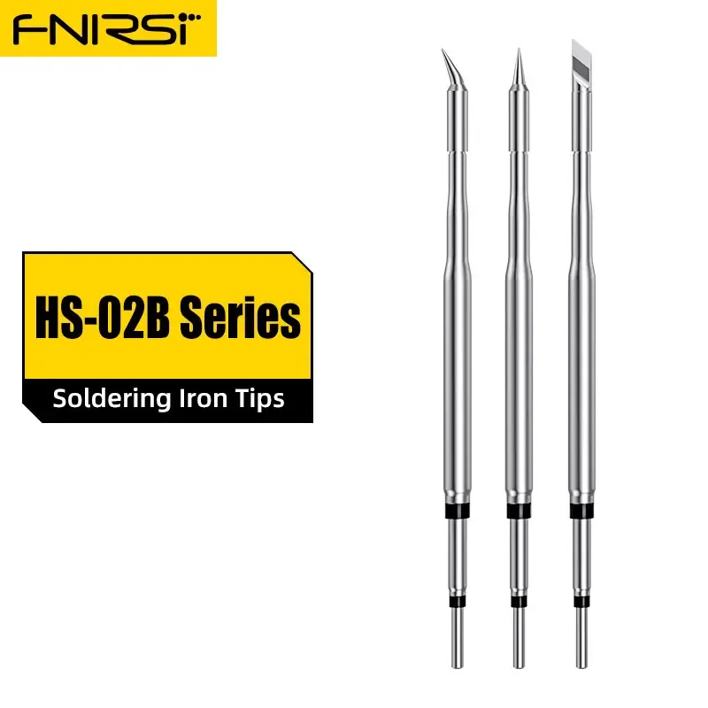 FNIRSI HS-02 Series Original Press-on Tip for Soldering Iron Station Accessories Tips Welding Equipment Cautin Sting HS02 Kits