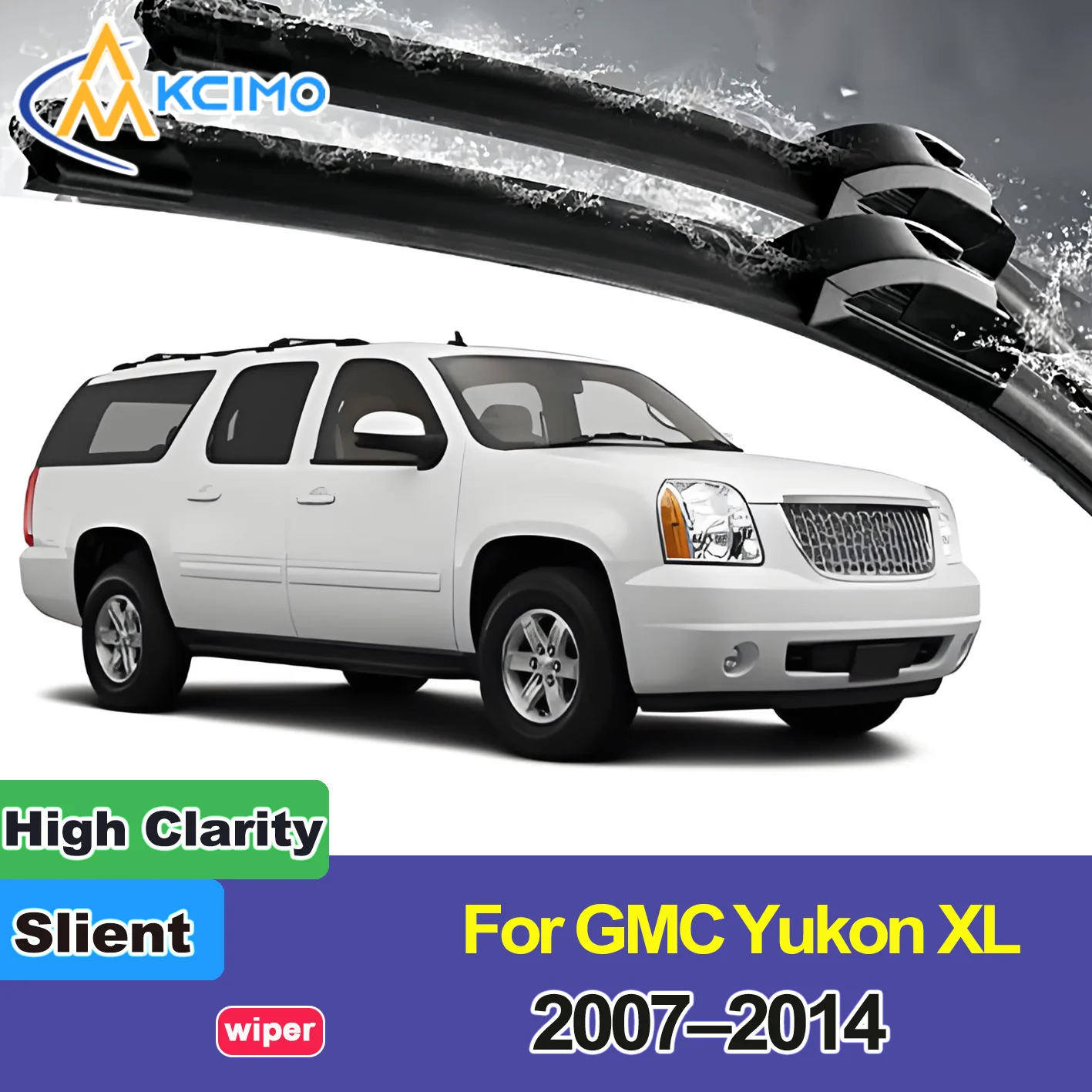 

2PCS New Wiper Blades for GMC Yukon XL 2007-2014 Chevrolet Suburban Cadillac Escalade ESV VIA VTrux SUV Front Windshield Brush