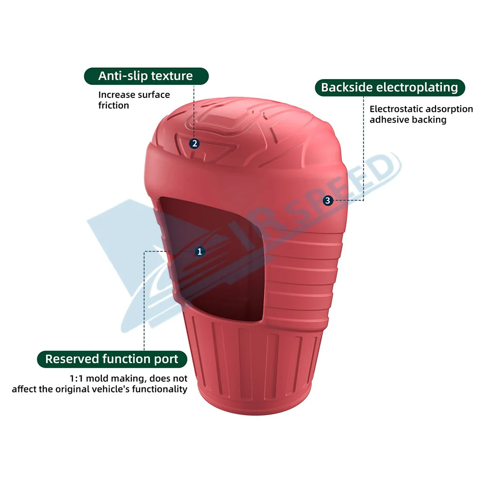 For Mazda CX-3 CX-4 CX-5 CX-8 CX-9 3 Atenza 2014-2025 LHD RHD Mecha Style Silicone Gear Shifter Knob Cover Anti Slip Protective