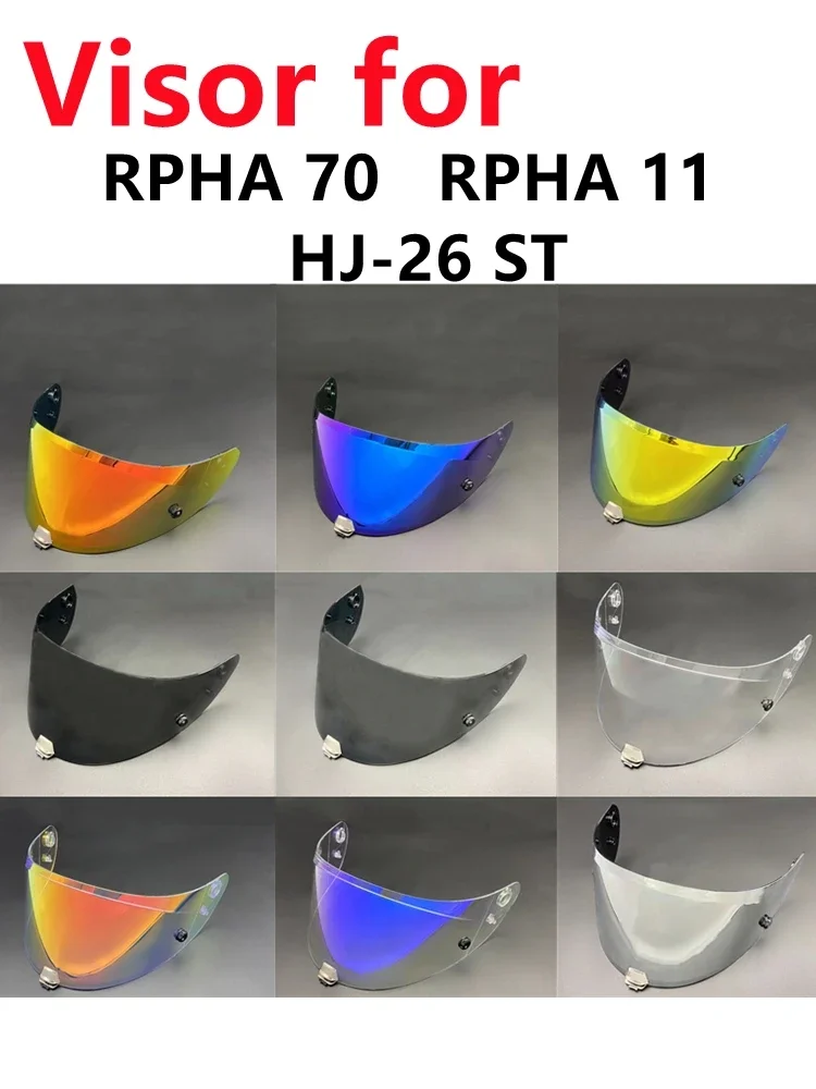 Motorcycle Helmet Visor Shield for HJC RPHA 70 RPHA 11  HJ-26 ST Uv Protection Helmet Shield High Strength Helmets Accessories