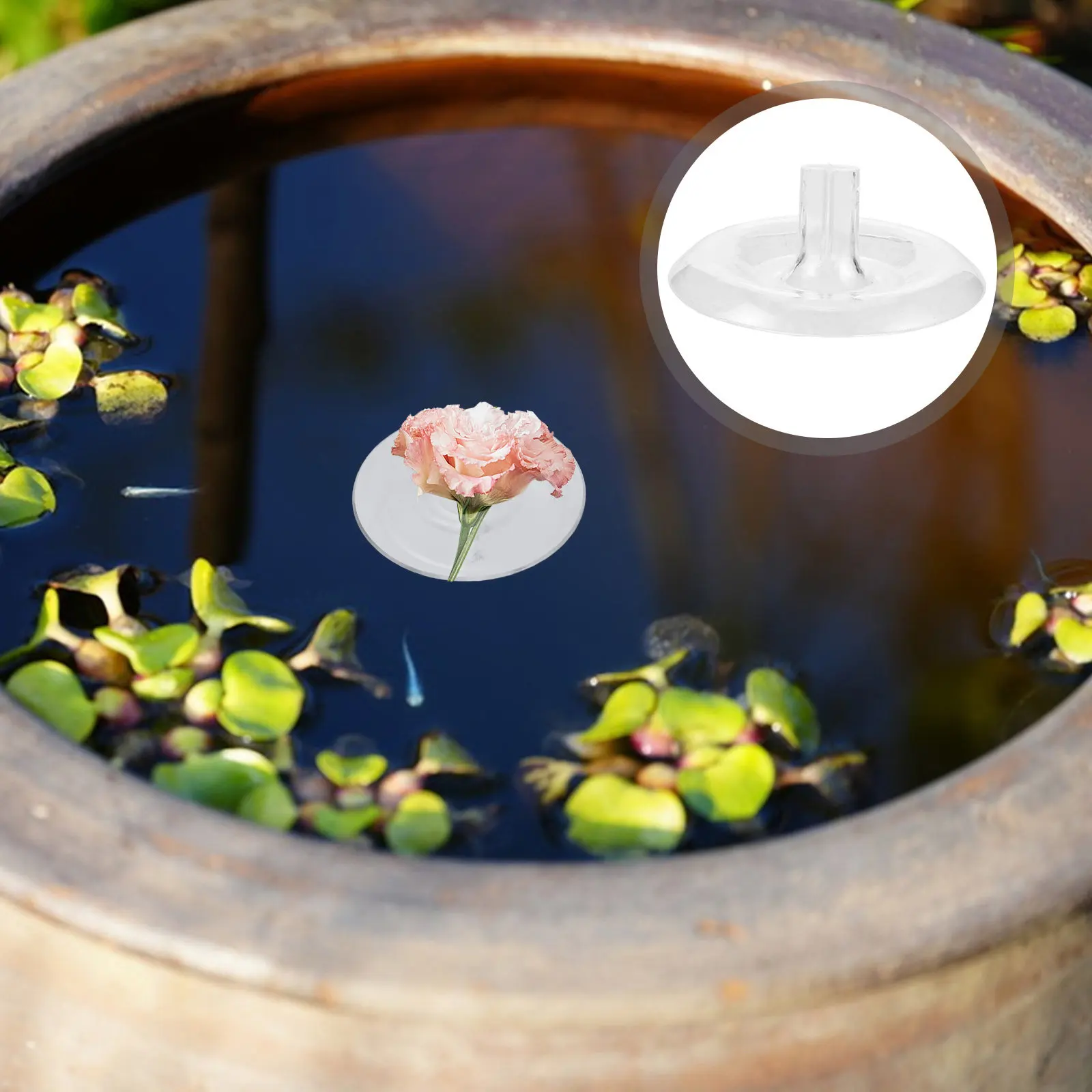 

Набор из 6 креативных плавающих подставок для цветов: прозрачные пластиковые вазы, гидропонные контейнеры для растений, современный декор для цветочных композиций