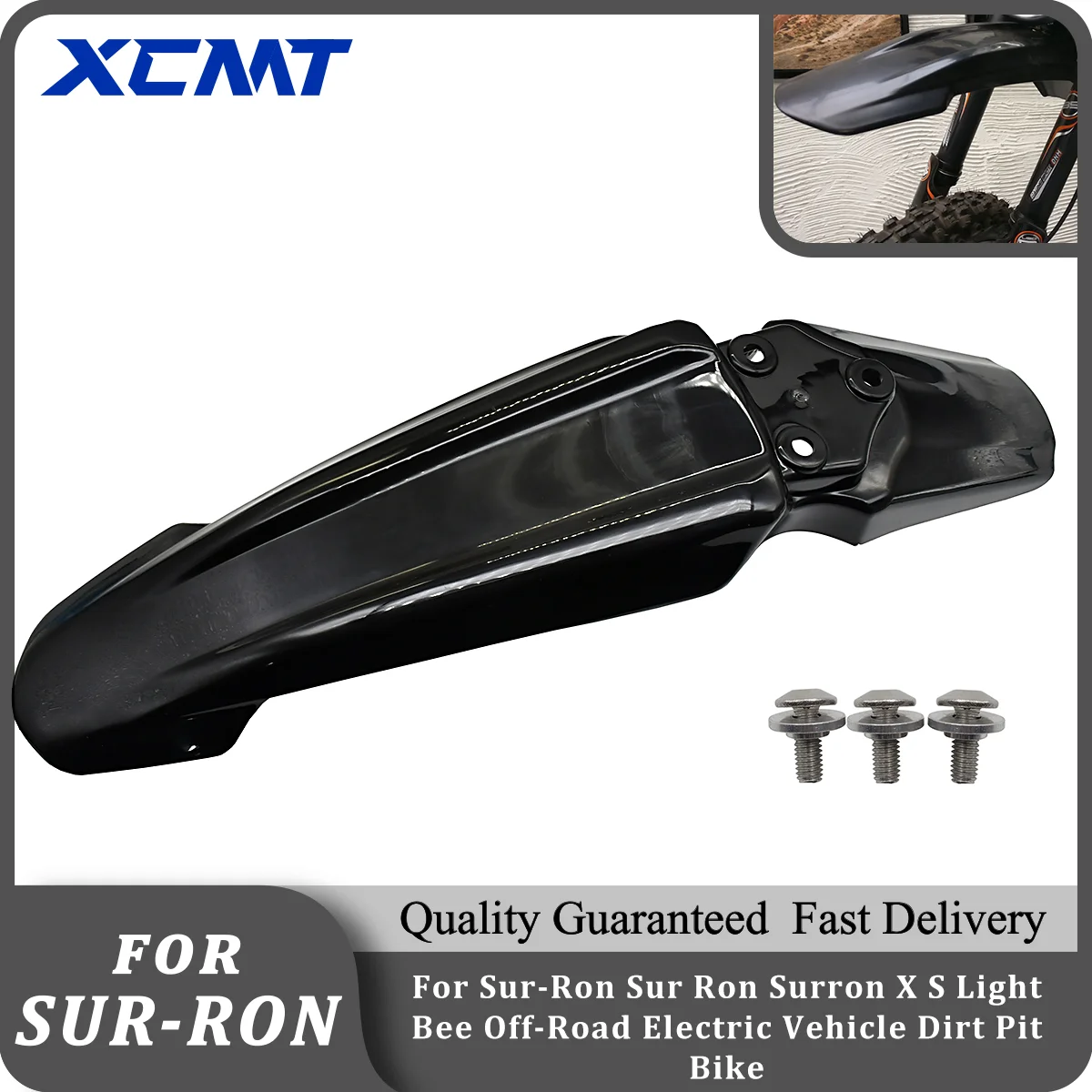 Motorcycle KKE DNM Front Mudguards Fender For Sur-Ron Sur Ron Surron X S Light Bee Off-Road Electric Vehicle Cross-country Bike