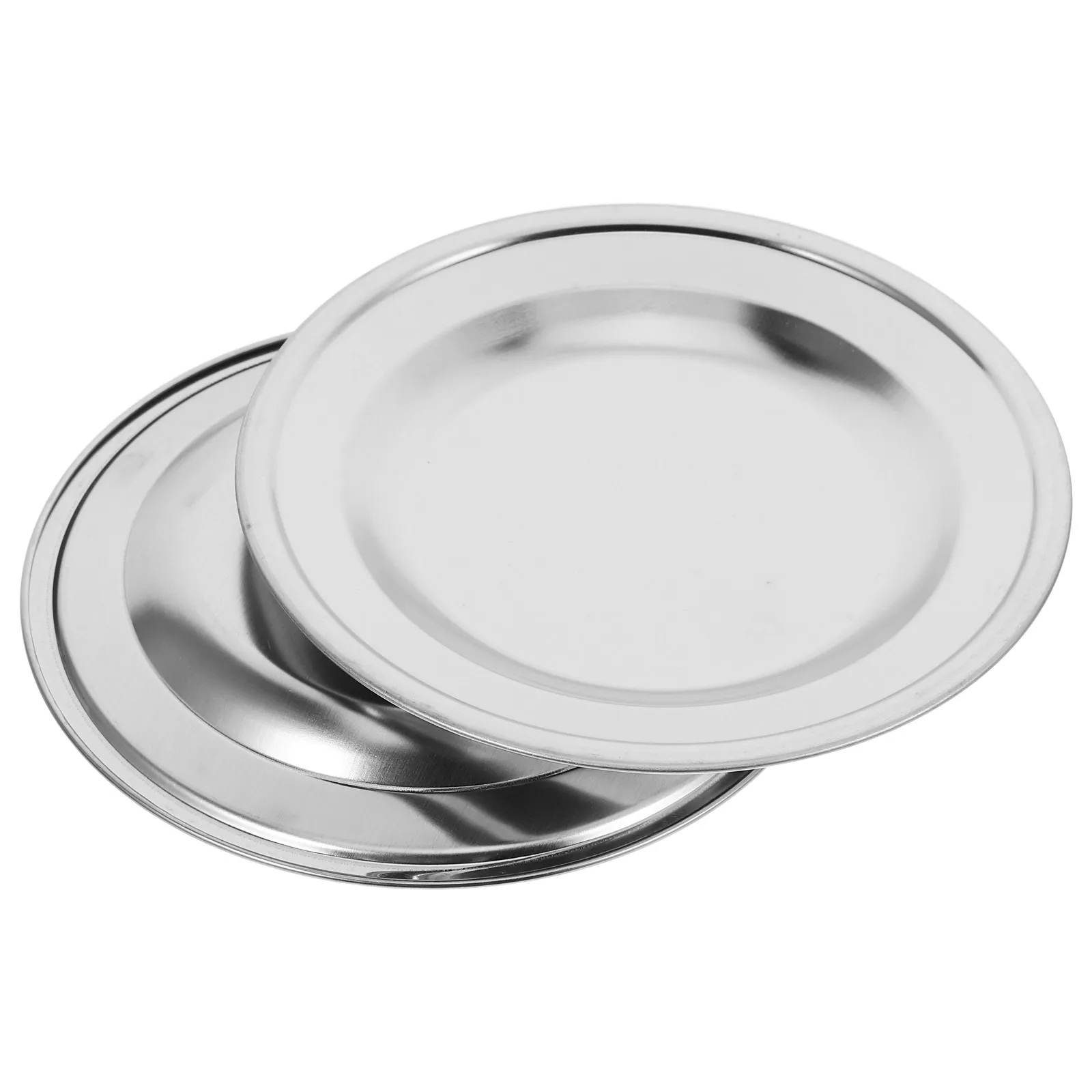 

2Pcs Stainless Steel Wine Coaster Round Shape Heat Resistant Non-Slip Bottle Mat Home Hotel Restaurant Use Wine Bottle Coaster