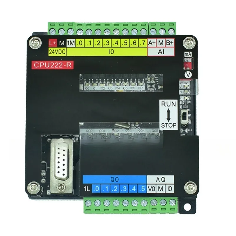 Industrial control board CPU222 compatible with S7-200/CPU224XP board type simple programmable controller expandable