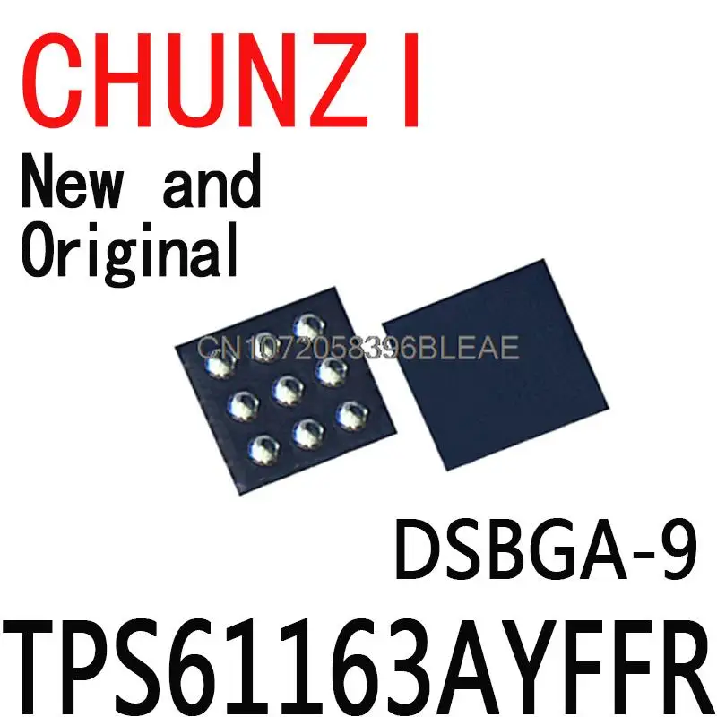 5PCS New and Original DSBGA-9 TPS61163A TPS61163 61163A IC Chip TPS61163AYFFR 