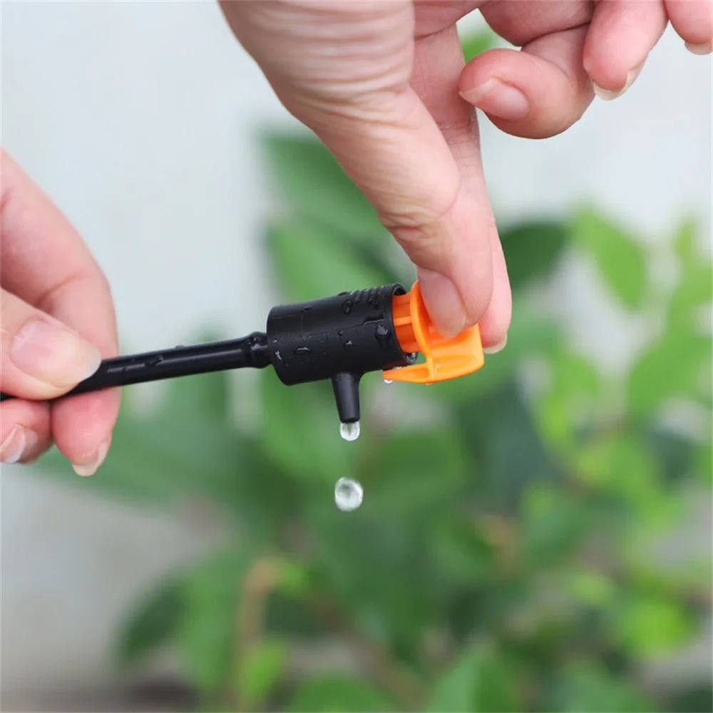 1/3/5PCS Micro Drip Irrigation System Tool Adjustable Dripper Pressure Compensated Dripper Garden Plants Watering Regulator