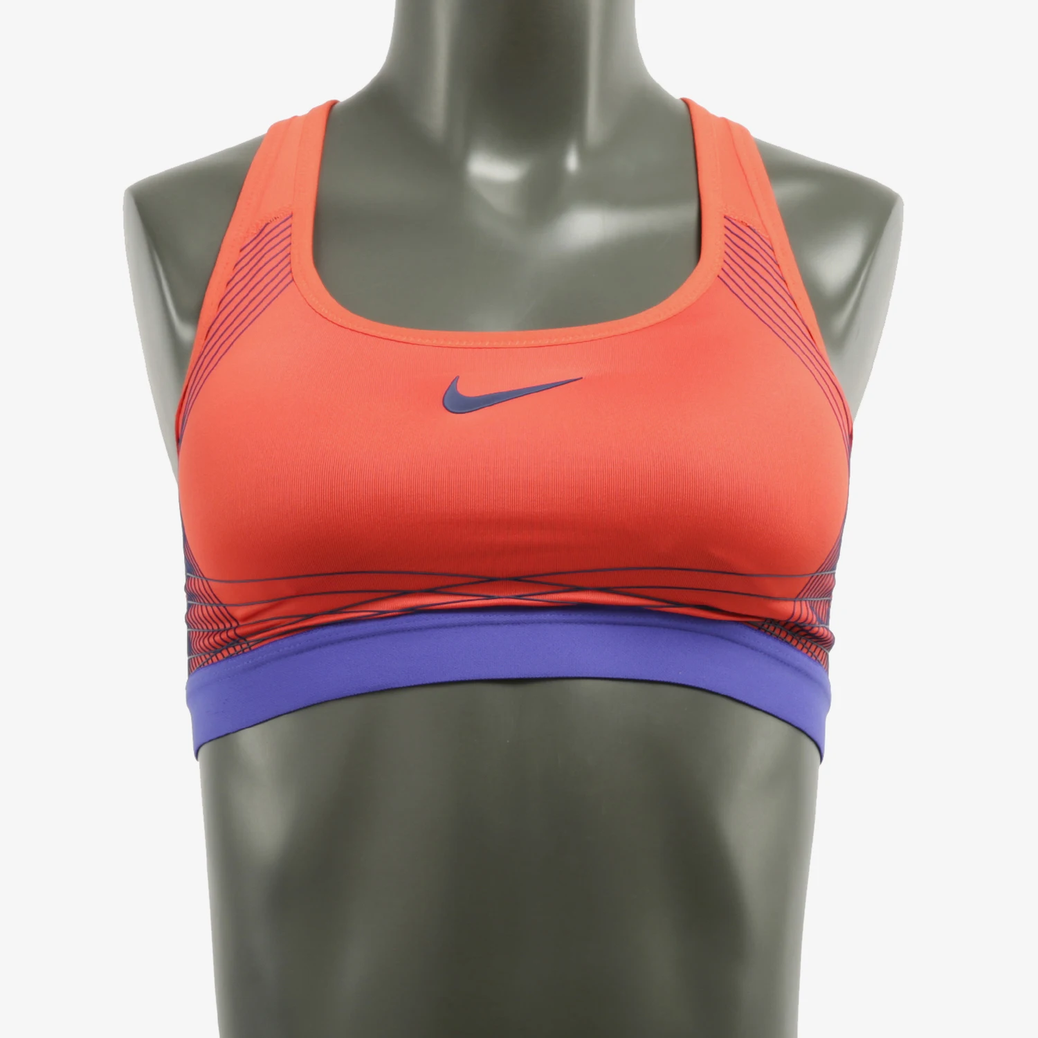 

Оригинальное женское спортивное нижнее белье Nike с U-образным вырезом, свободного кроя, дышащее, для занятий йогой, 832069-852