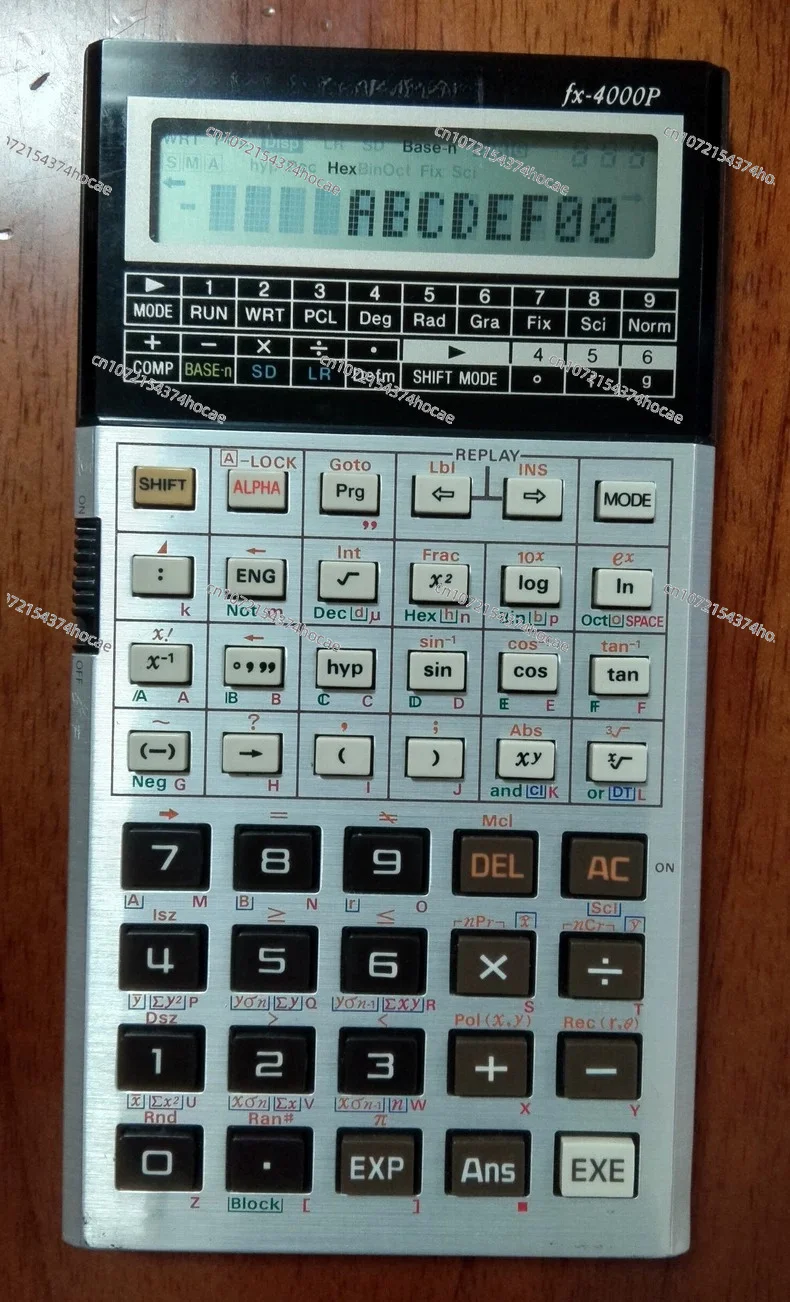 fx-4000P Vintage Programmable Scientific Calculator, 550 Steps Engineering Math Tool, Fully Functional