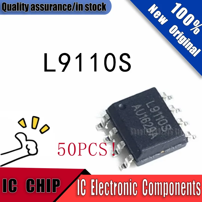 

50PCS New Original L9110S SOP8 Motor Driver Chip H-bridge Full-Bridge Motor Quality Assurance In Stock IC Chip