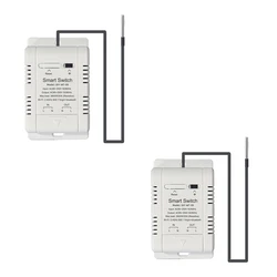 New Wifi Temperature Switch With Sensor Ewelink Smart Wifi 20A Thermostat Temperature Switch Supports Voice Control