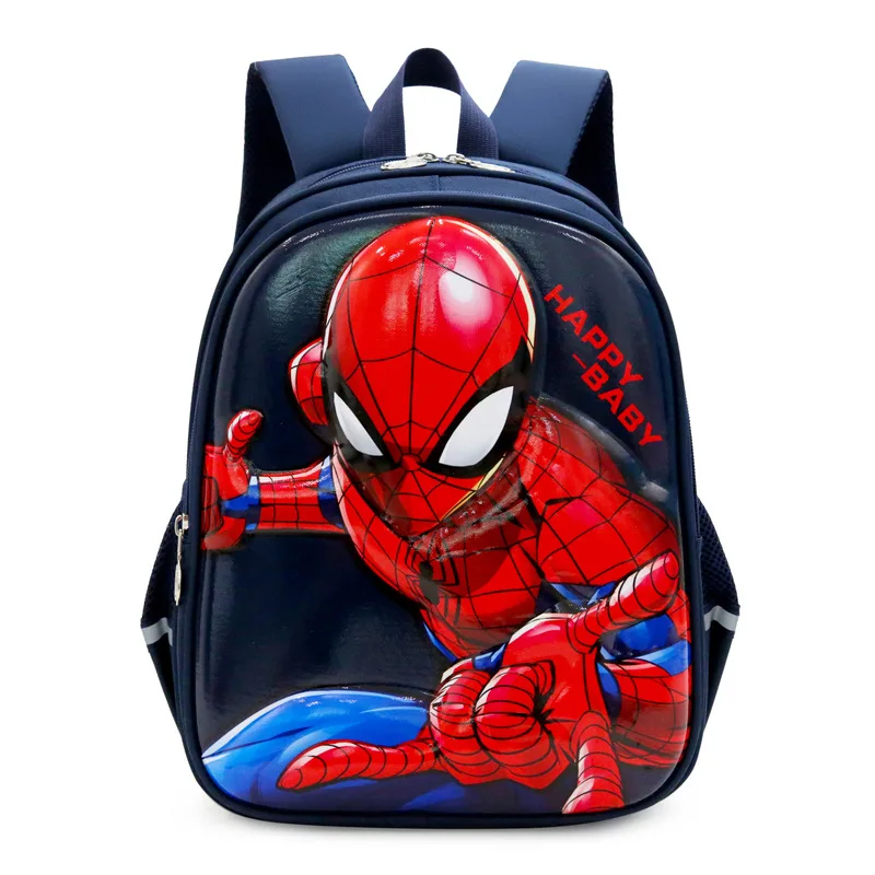 New Disney cartoon Avengers Spider-Man cars boys School Bag New Kindergarten Baby Children\'s Cute Backpack