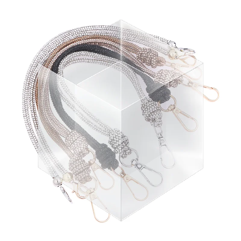 Shiny Rhinestone Chain сумка женская Bolsos Mujer 가방 Lobster Clasp Wrist Strap DIY Evening Bag Accessory