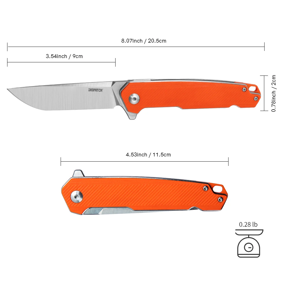 Couteau pliant avec lame en acier D2, G10, manche, de poche, pour le Camping en plein air, la chasse, outil EDC