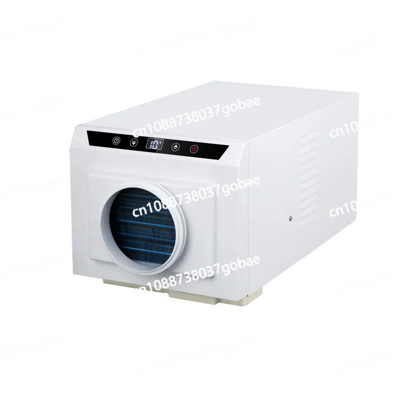 Drain-free wire-controlled elevator air conditioner, installation-free pet air conditioner, compressor, air outlet under cooler