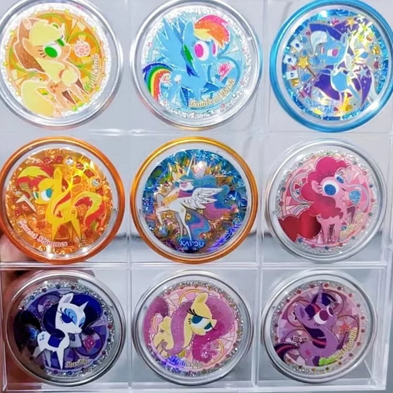 Op voorraad Originele Kayou My Little Pony Dubbelzijdig Candy Badge Star Fantasy Versie First Bullet Anime Karakter Geschenken Speelgoed