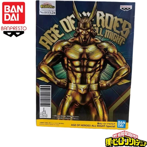 I lager Original Bandai Banpresto My Hero Academia All Might Anime Karaktärer Modellleksak Födelsedagspresent Garage 6 best sales alla kan räkna ut - №5