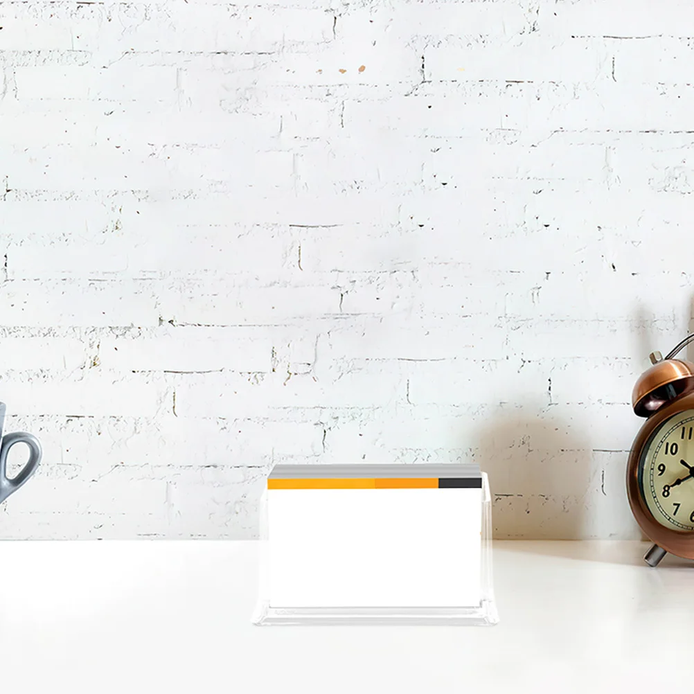 

2Pcs Desktop Business Card Holder Acrylic Organizer Cards Stand Office Rack Cardholder