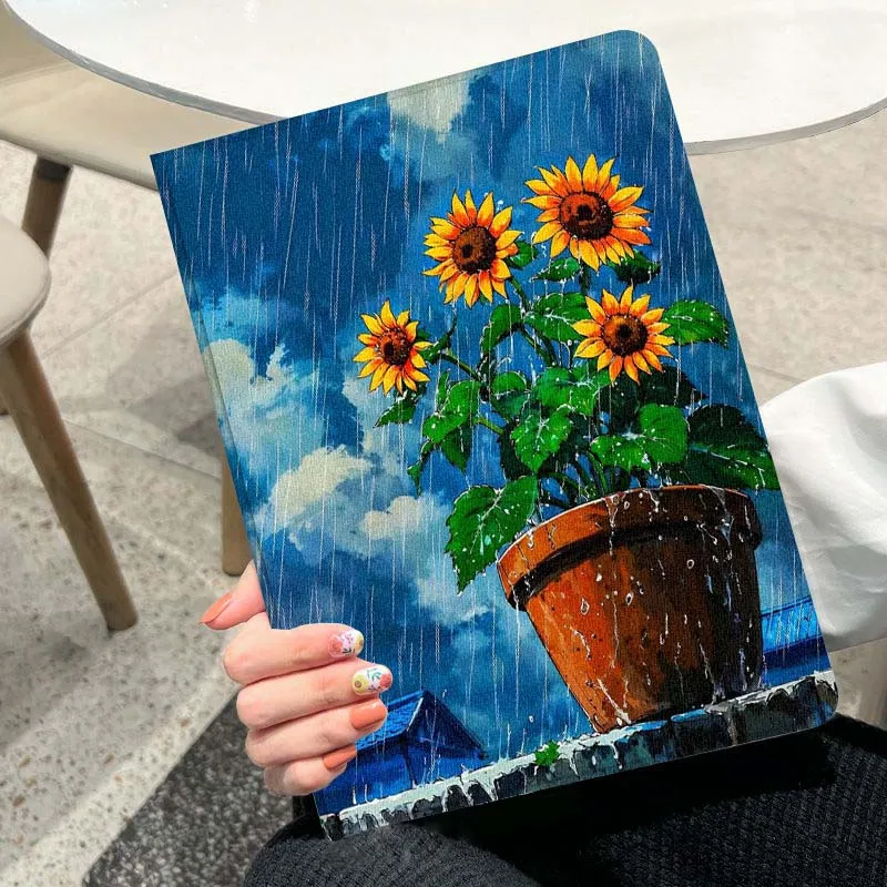 Immagine 7: Cartoon Cat Flower Per Xiaomi Redmi Mi Pad 4 5 6 6s 7 7s SE Pro 2 11 Plus Max 12.4 11 11.2 12.5 8.7 pollici Tablet Case