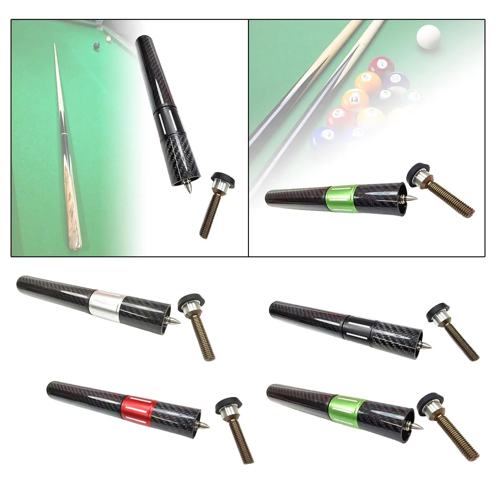

Billiards Cue Extension Versatile Pool Cue Extender for Enthusiast Men Women