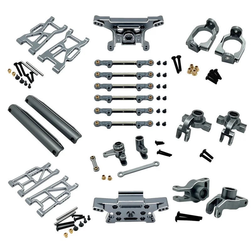 ل MJX Hyper Go 10208 V2 ليتل مونستر التحكم عن بعد قطع غيار السيارات ترقية المعادن طقم قطع غيار حزمة كوب C مقعد سحب قضيب محرك رمح #5