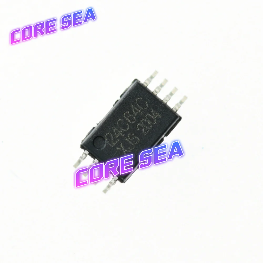 AT24C64 TSSOP8 24C64C IC chip AT24C64D-XHM-T ultra-thin close pin 24C64