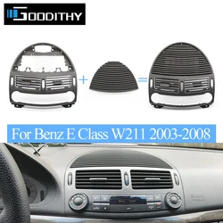 W211 Car Front Central AC Vent Grille Outlet Panel Speaker Cover For Mercedes Benz E Class 2003-2008 21183000547241