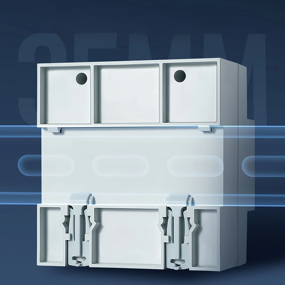 

3 Phase Circuit Breaker 63A/100A over-voltage under-voltage Protector Self-Resetting Overcurrent Protection LCD Display