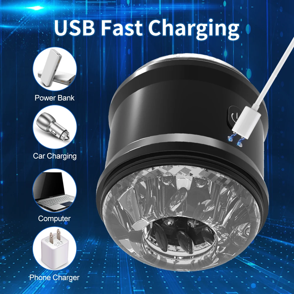 Automatic Male Mastubator Vibration Blowjob Machine Man Masturbation Cup Sex Toys Adult Goods for Men Masturbate Supplies view 3