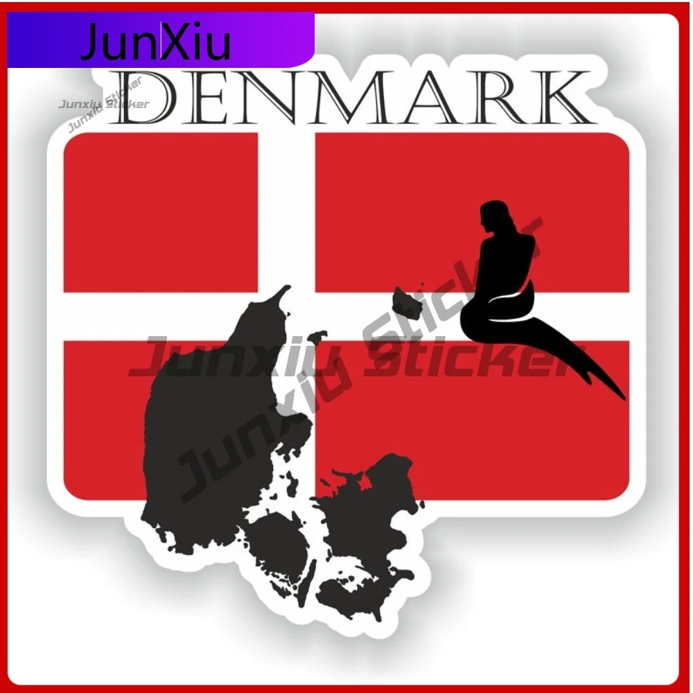 

Denmark Country Project Flag Stylish Exterior Vehicle Accent Fits Vehicle Exterior Decoration Needs With National Emblem