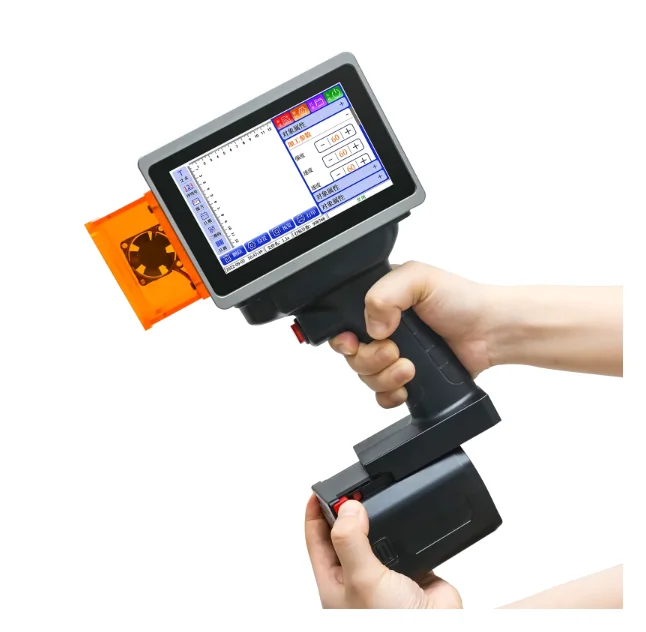 L4 Pro Auto-Focus Handheld Fiber Laser Marker High-Precision Metal Coding Touch Control Easy Operation For New Condition