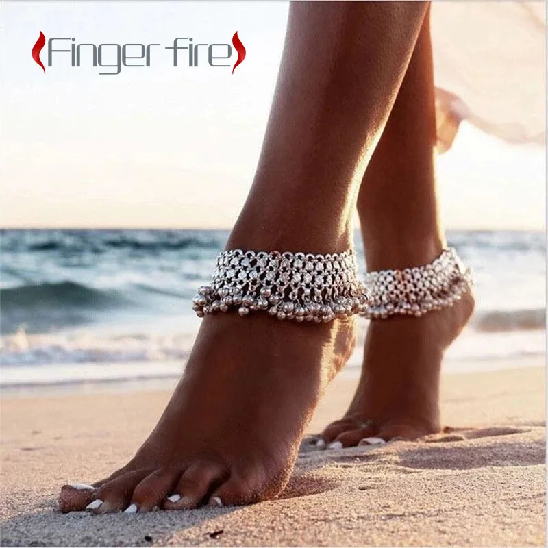 

Fashion Silver Plated Unique Design Glitter Shiny Women's Anklet Anniversary Gift Beach Party Noble Jewelry