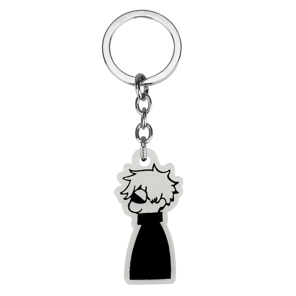 Anime Character Gojo Geto Matching Keychain JJK Inspired Handmade Bag Jewelry Gift