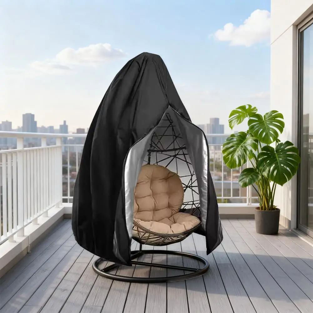 Hanging Hammock Chair Cover Heavy Duty Oxford Cloth Weather-resistant Waterproof Outdoor  Home Patio Chair Cover with Zipper