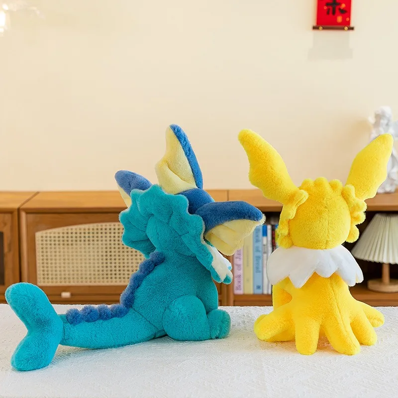 80 cm große Pokemon Dampf auf Jolton Cartoon Anime Plüsch Puppe Plüschtiere Kissen Ornamente Kinder Weihnachtsgeschenke