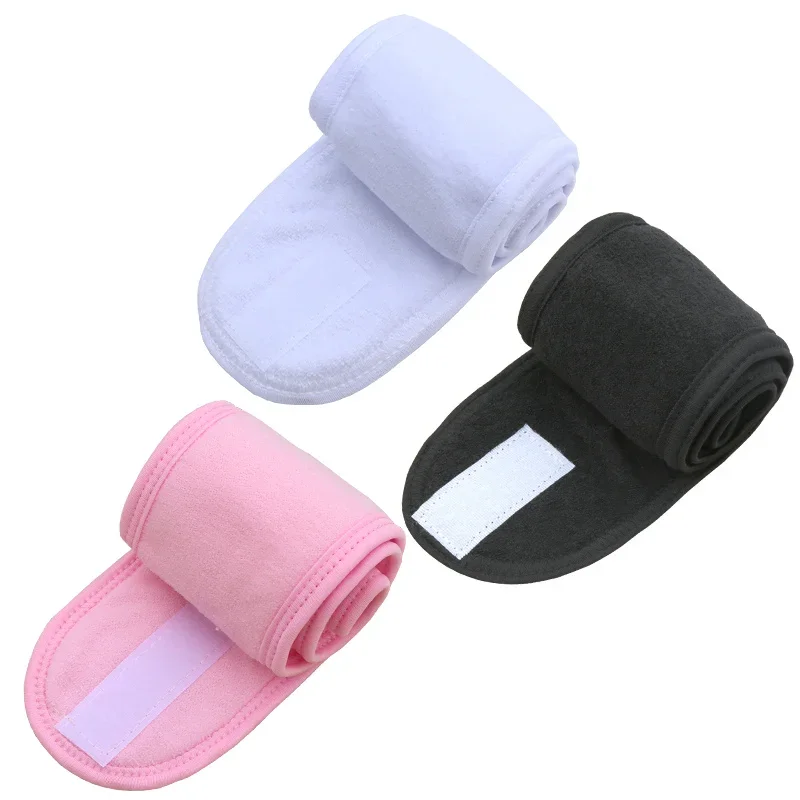 3pcs/set Spa Wide Hairband Adjustable Head Band Women Yoga Bath Shower Makeup Wash Face Cosmetic Headband Hair Bands Accessories