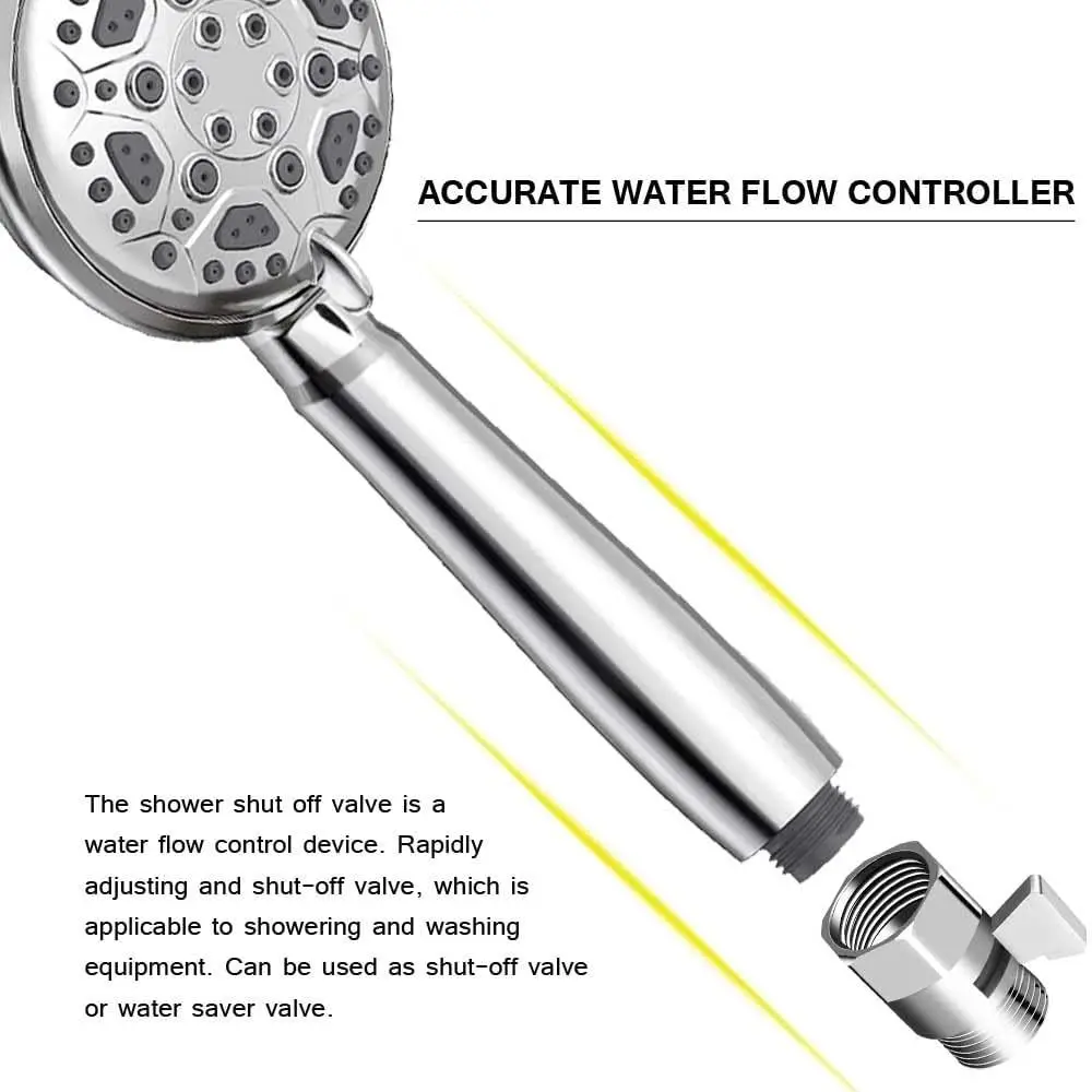 New Brass Shower Flow Control Valve G1/2 Quick-opening Water Flow Control Valves Female Male Diverter Valve Bidet Sprayer